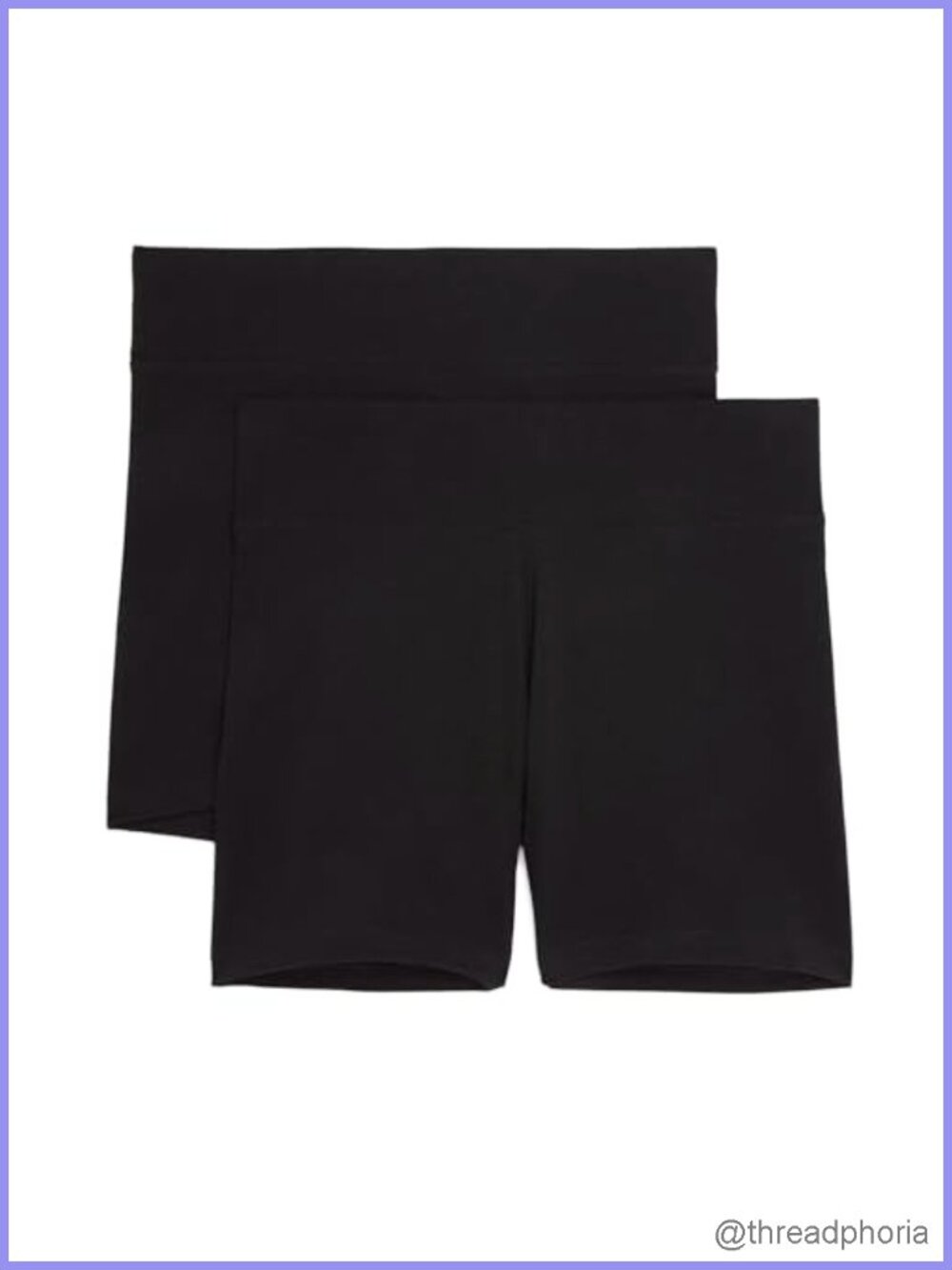 Women's Cotton Spandex Active Bike Shorts 5" Inseam Mid Rise 2 Pack